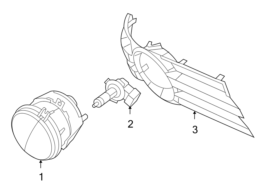 Fog Lamp Bulb 7B0-943-101-A - View 3