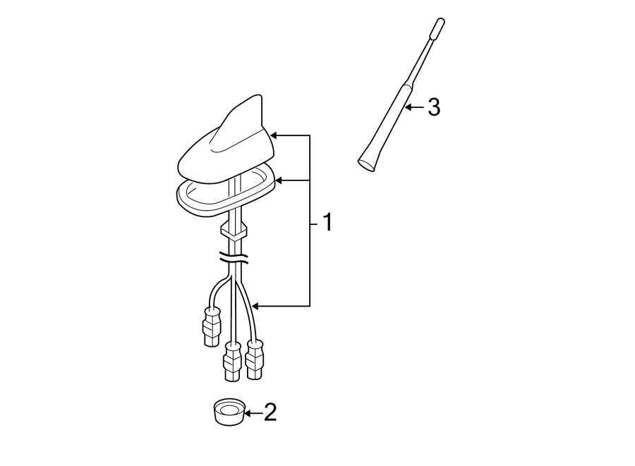 Antenna Mast 1J0-035-849-E - View 19