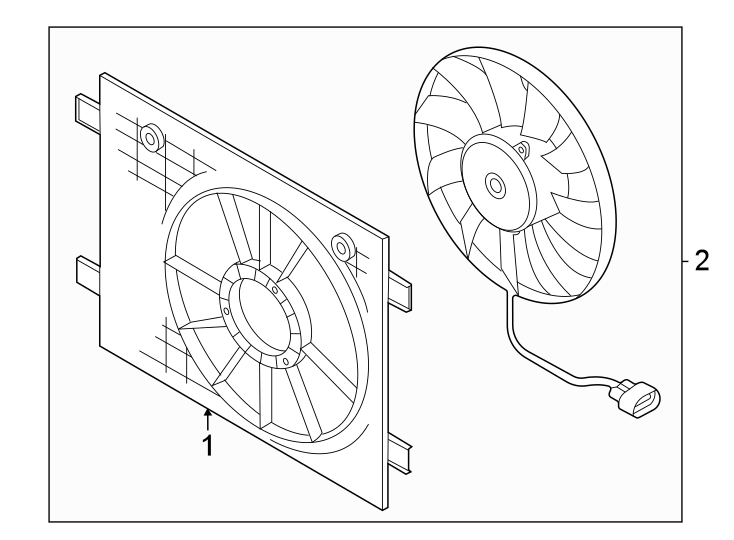 Fan & Motor 1EA-121-203-E - View 4