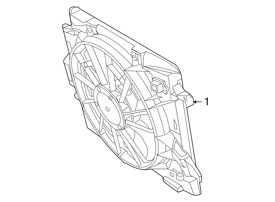 Fan Assembly 7B0-959-455-B - View 3
