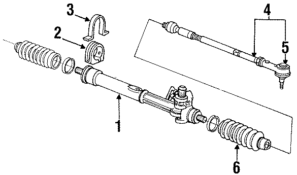 Rack And Pinion Bellows 357422831A