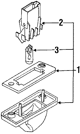 License Lamp Socket 1HM-943-115-A - View 2