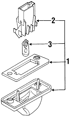 License Lamp Socket 1HM-943-115-A