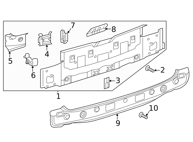 Rear Body Panel Stud N-910-176-02 - View 12