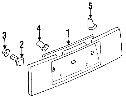 License Frame Nut 1H5-853-584