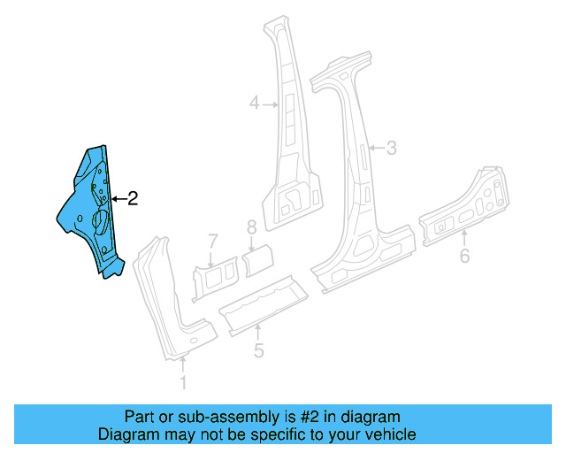 Inner Pillar 3C8-802-124 - View 3