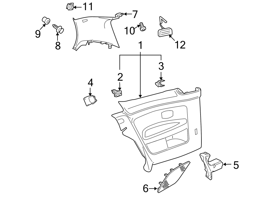 Upper Quarter Trim 1K3-867-288-D-DD9 - View 2