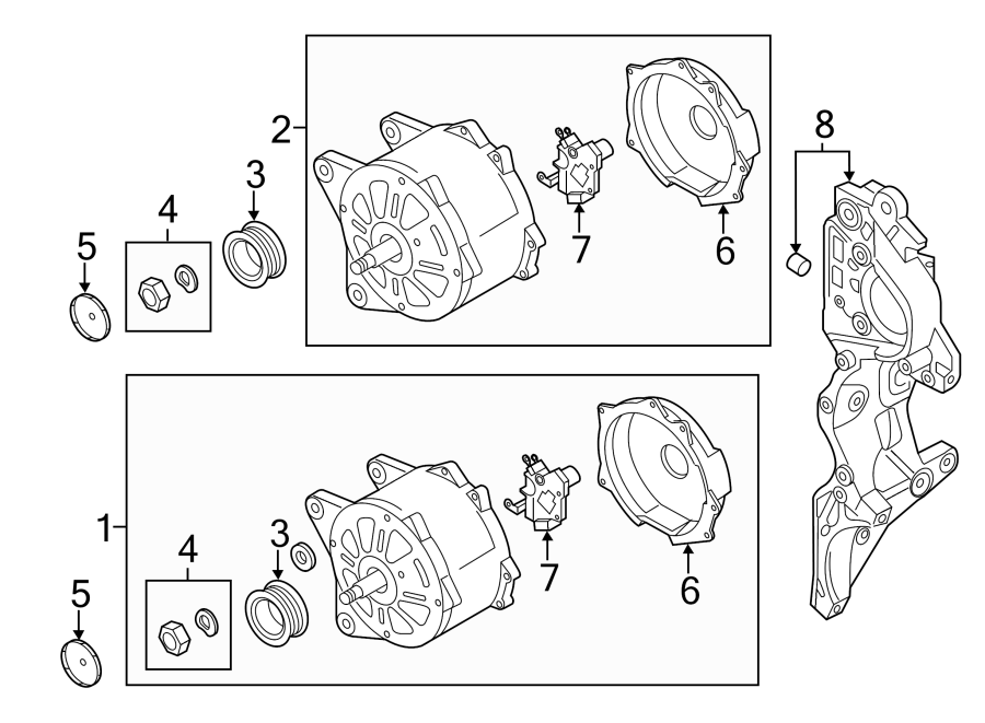 Alternator 04L-903-023-A - View 5