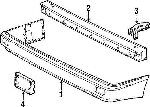 Bumper Bracket 155-807-114-B