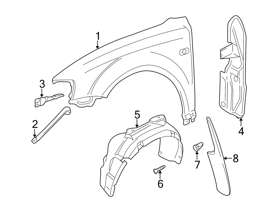 Fender Liner 3B0-809-961-D-01C