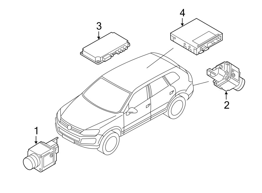 Parking Aid Control Module 7P6-907-441-E - View 9