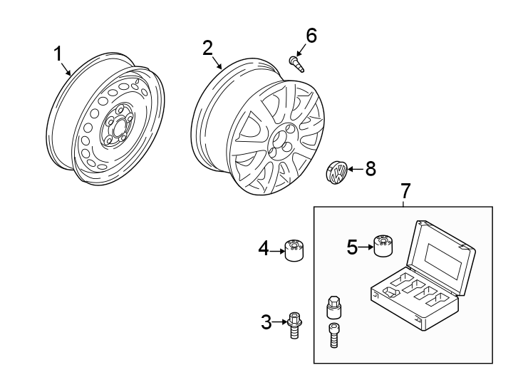 Wheel 5GM-601-025-AN-AX1 - View 3