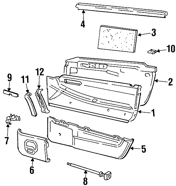 Front Door Trim 357867016E5VX