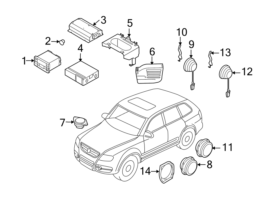 Radio Control Unit 7L6035191C