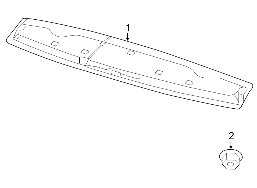 Spoiler Nut 7B0-999-002 - View 2