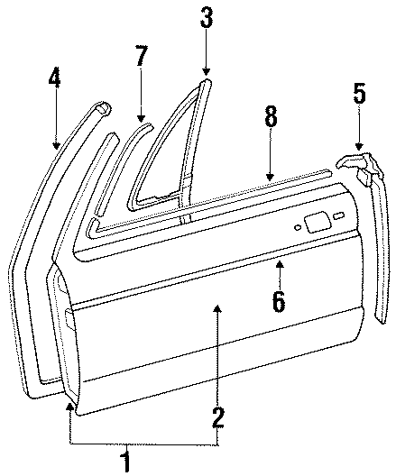 Frame Molding 155-853-284-A
