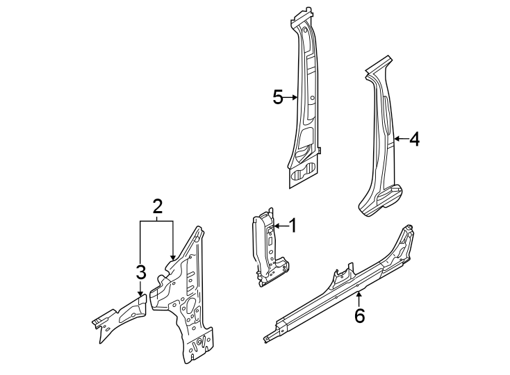 Rocker Reinforced 2GJ-809-378 - View 2