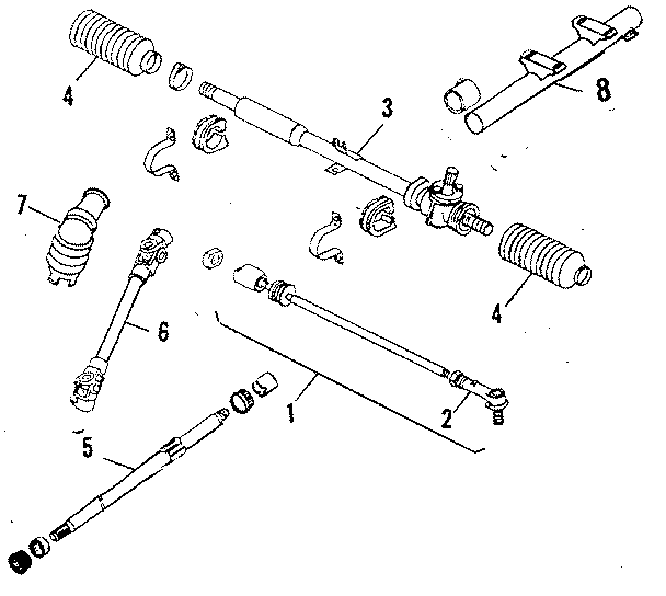 Steering Column 171-419-503-A