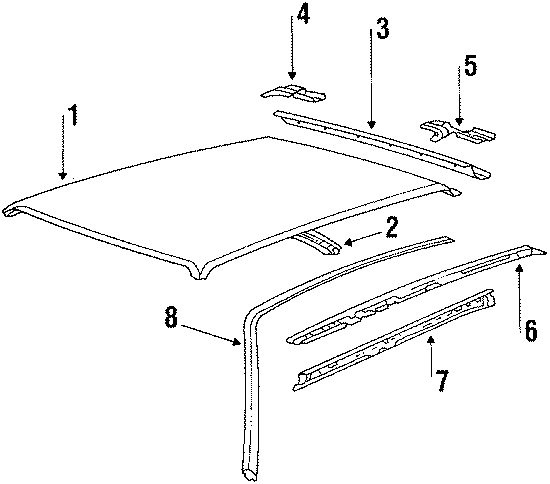 Drip Molding 165-853-706