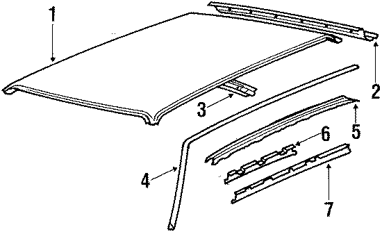 Roof Reinforced 191-809-432-A