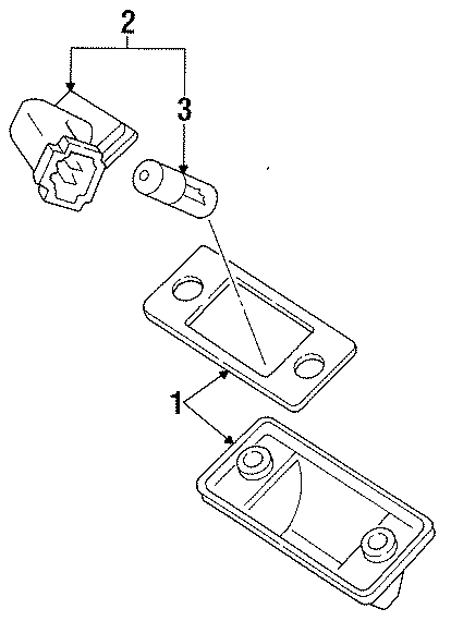 License Lamp 1H6-943-021-C