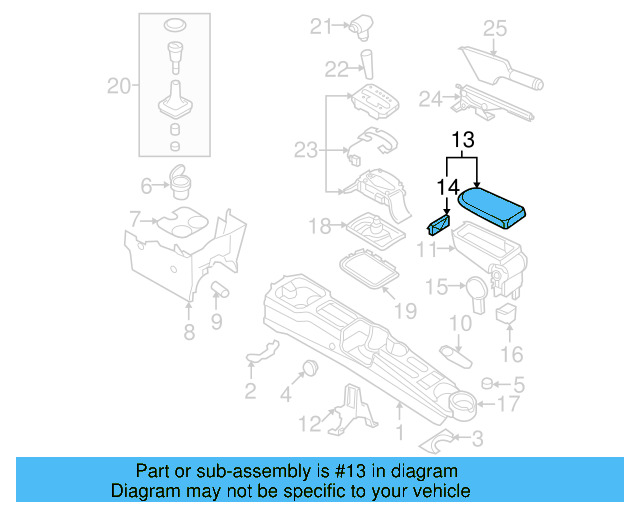 Armrest Door 3B0-867-173-GPD - View 14