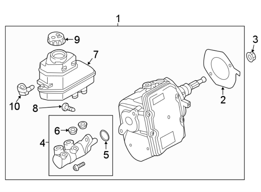 Master Cylinder Hardware Kit 5QE-698-141 - View 2