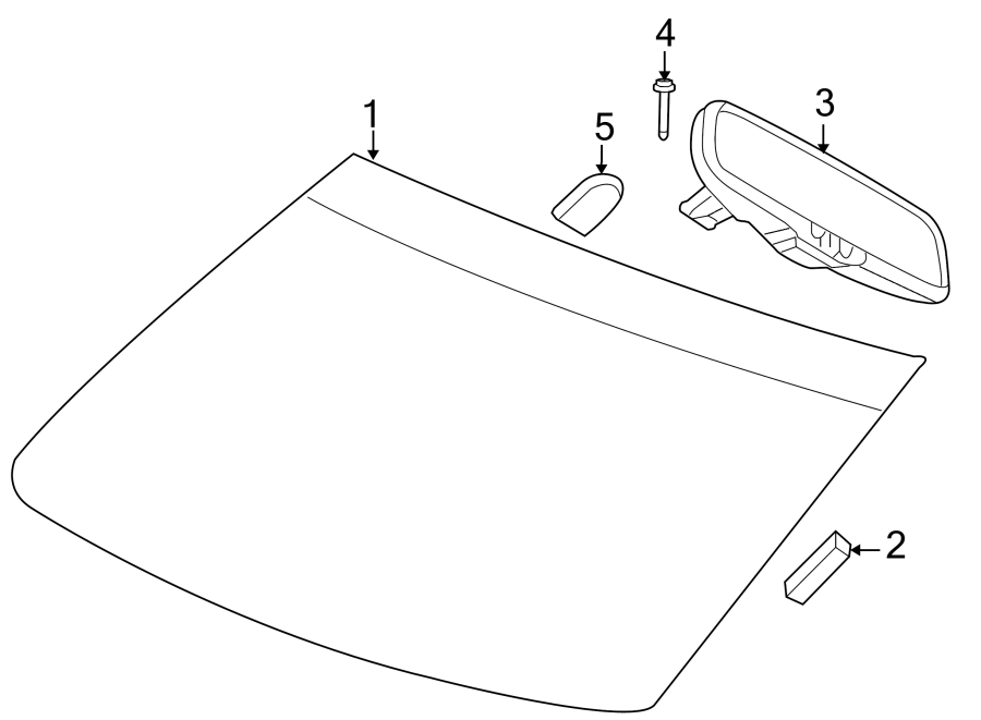 Windshield 7B0-845-011