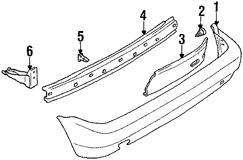 Reinforcement Mount Bracket 535-807-332