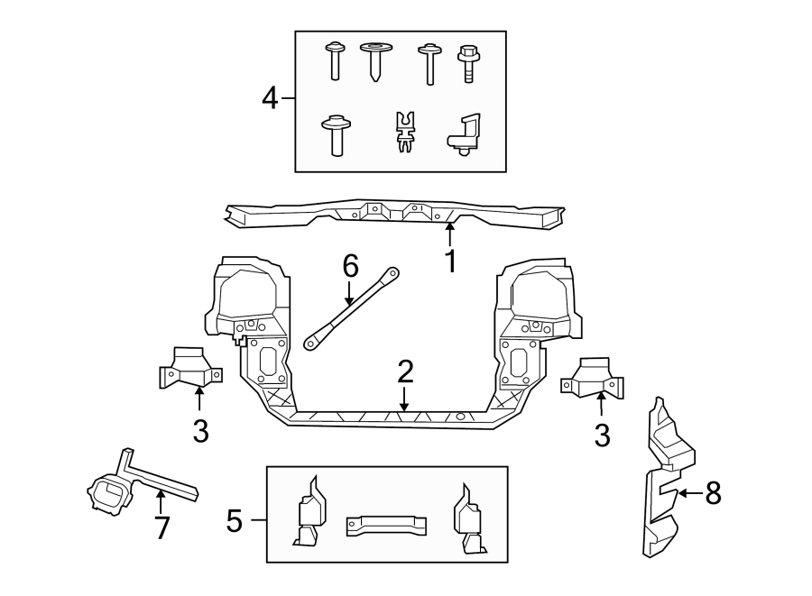Upper Tie Bar 7B0-805-693-B