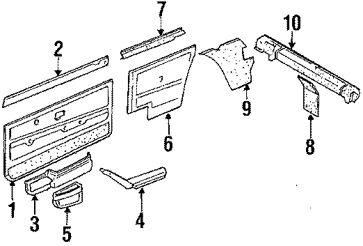 Rear Compartment 155-867-890-B-05T