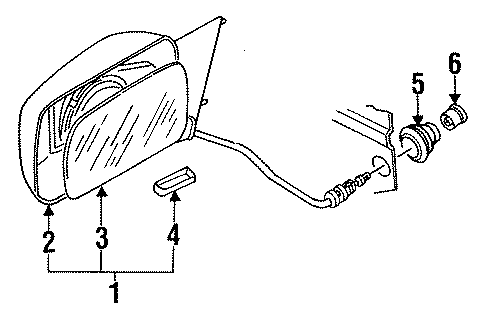 Knob 191-857-520-A-01C - View 2