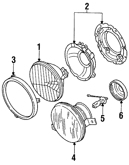 Headlamp Bulb Cap 171-941-605