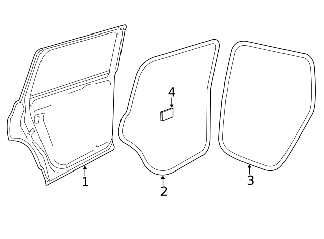 Door Weather 3CM-839-701-5AP - View 3