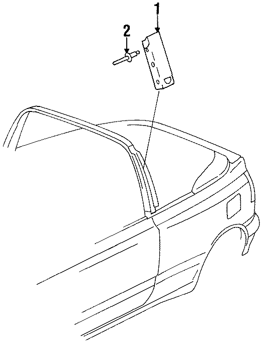 Pillar Trim Rivet 113-857-117-B