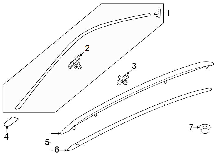 Roof Rack 11K-860-034-3Q7 - View 2
