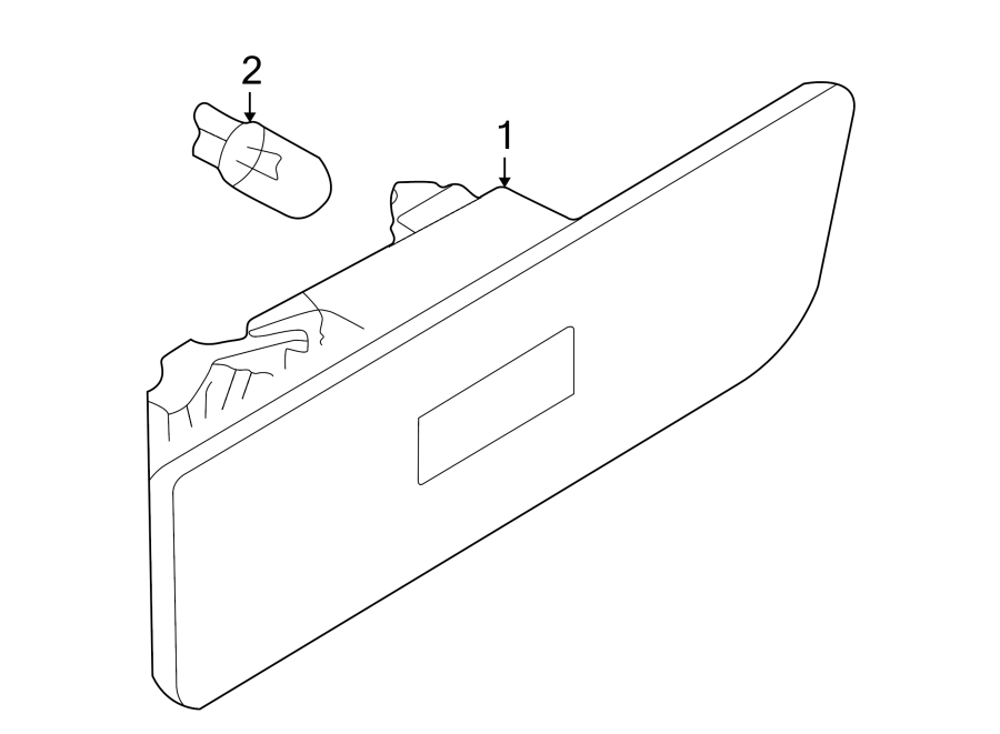 Side Marker Lamp 3B0-945-072-A - View 2