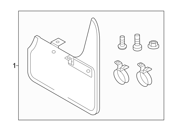 Splash Guard Kit 5H9075101B