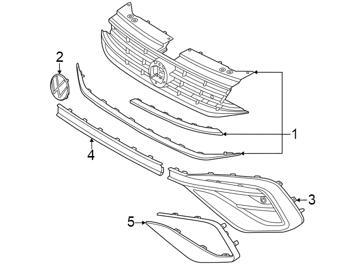 Trim 5NN-853-666-F-GRU