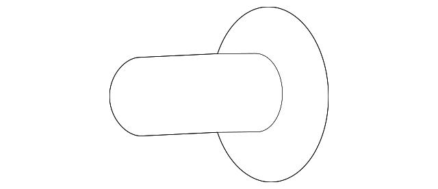 Rear Molding Grommet 7C0-853-586-A