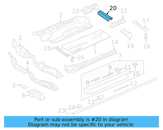 Seat Support 3QF-803-234-A - View 4