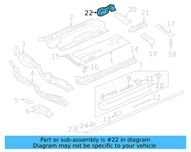 Inner Support 3QF-802-381 - View 2