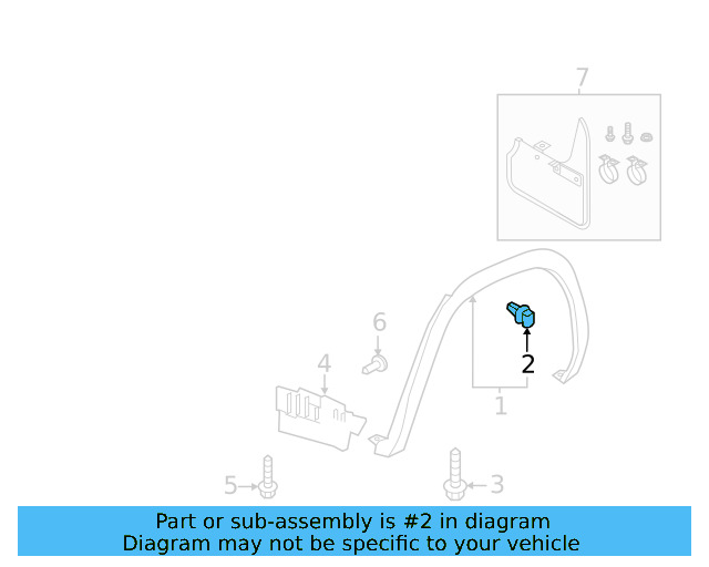 Wheel Opening Molding Clip WHT-008-801 - View 9