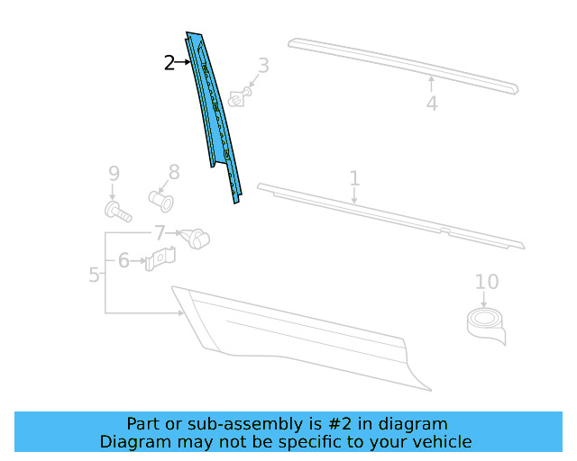 Door Applique 3CM-839-902-A-041 - View 3