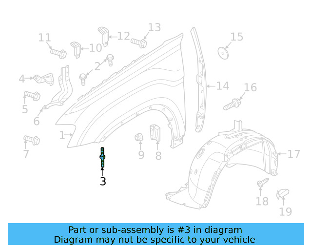 Fender Stud N-911-390-01 - View 11