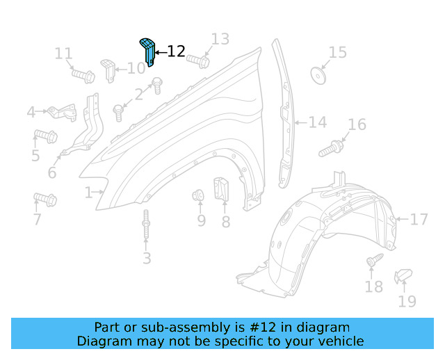 Rear Bracket 3CN-809-471 - View 5
