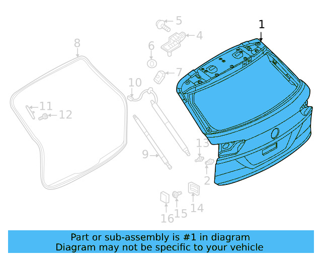 Lift Gate 3CM-827-025-B - View 3