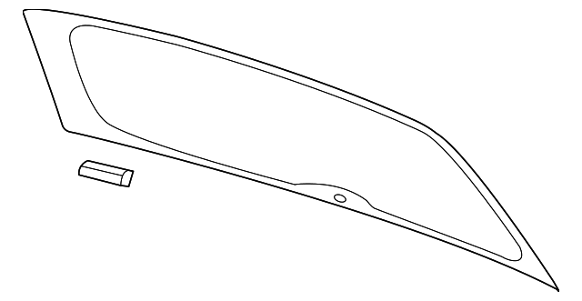 Lift Gate Glass 3CM-845-051-A-NVB