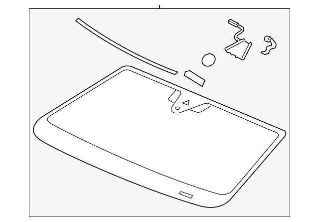 Windshield 3CM-845-011-F-NVB
