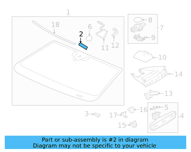 Mirror Support Spacer 443-845-631-A - View 57